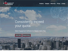 Tablet Screenshot of connectleader.com